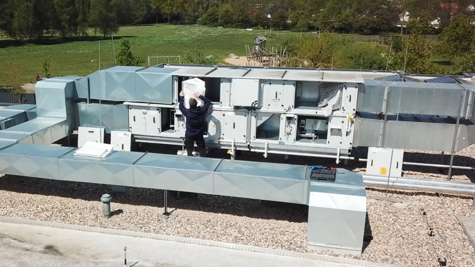 Brandschutztechnische Reinigung von Küchenabluftanlagen